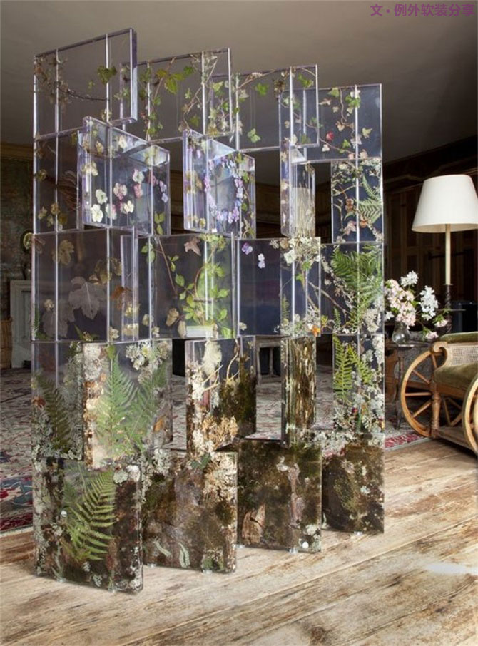 家居搭配中隔而不斷的朦朧美，你家hool得??？