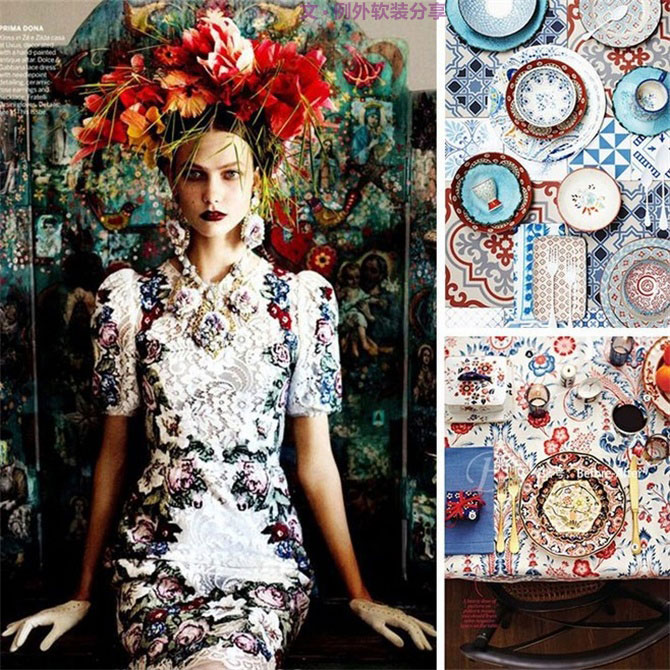 室內(nèi)軟裝設(shè)計瓷盤從飯桌跑到墻上啦！