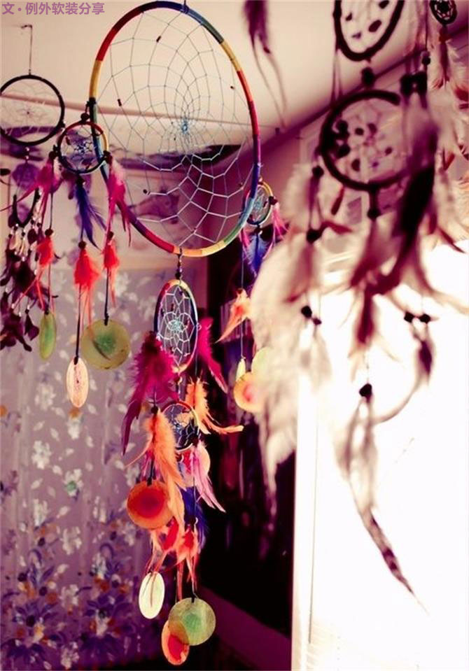 從沒見過這樣的捕夢網(wǎng)，掛起來的安眠藝術(shù)！