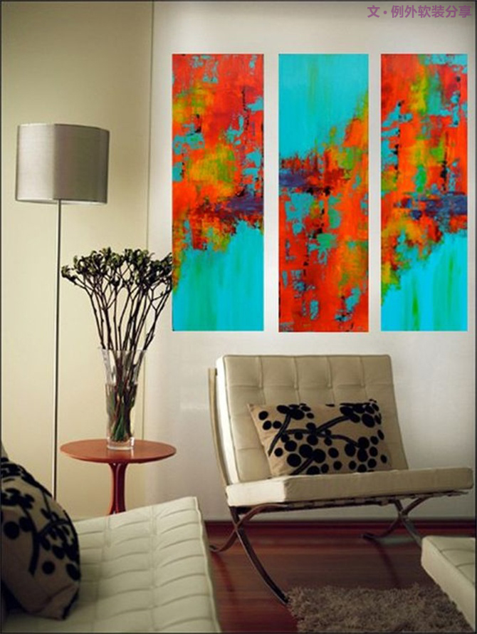 一幅畫讓家驚艷，軟裝設(shè)計師搭配有妙法！-別墅設(shè)計,軟裝設(shè)計,室內(nèi)設(shè)計,豪宅設(shè)計,深圳例外軟裝設(shè)計公司