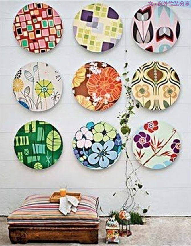 室內(nèi)軟裝設計瓷盤從飯桌跑到墻上啦！-別墅設計,軟裝設計,室內(nèi)設計,豪宅設計,深圳例外軟裝設計公司