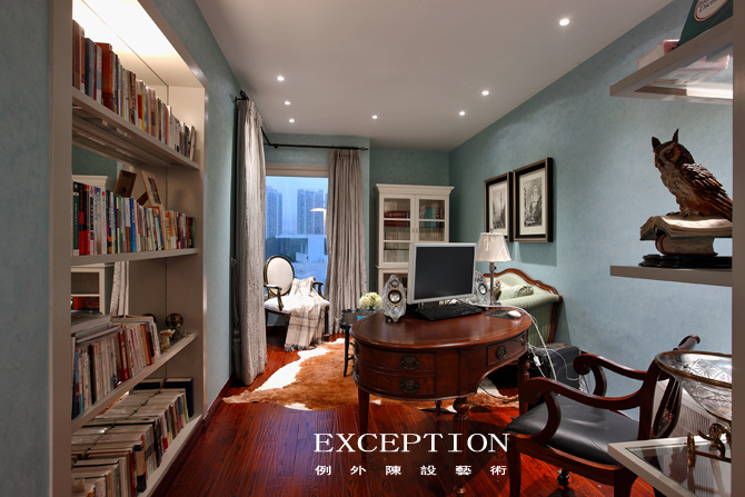 書房還能這樣設(shè)計，漲姿勢了！-別墅設(shè)計,軟裝設(shè)計,室內(nèi)設(shè)計,豪宅設(shè)計,深圳例外軟裝設(shè)計公司