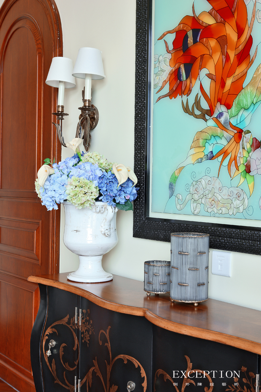 春暖花開，給家也增添一抹色彩-別墅設(shè)計(jì),軟裝設(shè)計(jì),室內(nèi)設(shè)計(jì),豪宅設(shè)計(jì),深圳例外軟裝設(shè)計(jì)公司