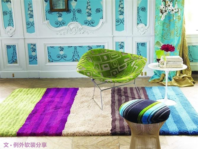 5個(gè)方法，教你如何用小塊地毯做高性價(jià)比搭配！-別墅設(shè)計(jì),軟裝設(shè)計(jì),室內(nèi)設(shè)計(jì),豪宅設(shè)計(jì),深圳例外軟裝設(shè)計(jì)公司