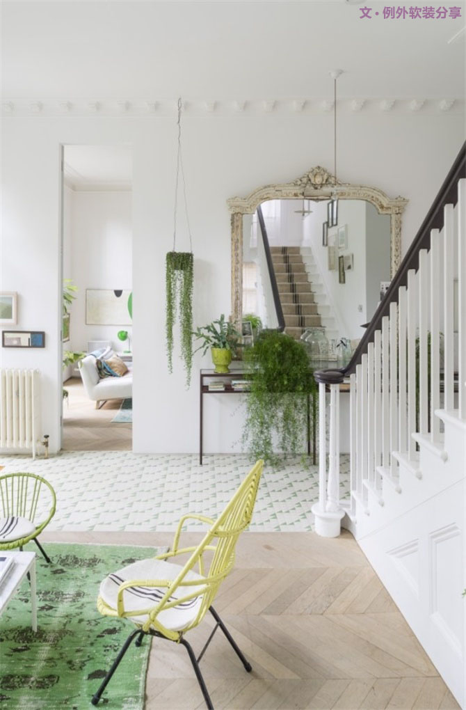 室內(nèi)設(shè)計(jì)中純白與嫩綠的那些事兒-別墅設(shè)計(jì),軟裝設(shè)計(jì),室內(nèi)設(shè)計(jì),豪宅設(shè)計(jì),深圳例外軟裝設(shè)計(jì)公司