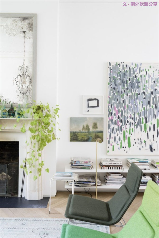 室內(nèi)設(shè)計(jì)中純白與嫩綠的那些事兒-別墅設(shè)計(jì),軟裝設(shè)計(jì),室內(nèi)設(shè)計(jì),豪宅設(shè)計(jì),深圳例外軟裝設(shè)計(jì)公司