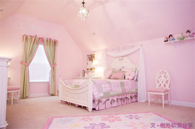 國外流行的公主房設(shè)計，大人孩子一起稀罕！-別墅設(shè)計,軟裝設(shè)計,室內(nèi)設(shè)計,豪宅設(shè)計,深圳例外軟裝設(shè)計公司
