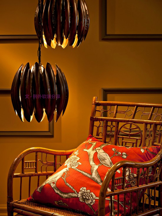 軟裝設計--東南亞風格典型要素（三）-別墅設計_軟裝設計_室內(nèi)設計_豪宅設計-深圳例外軟裝設計公司