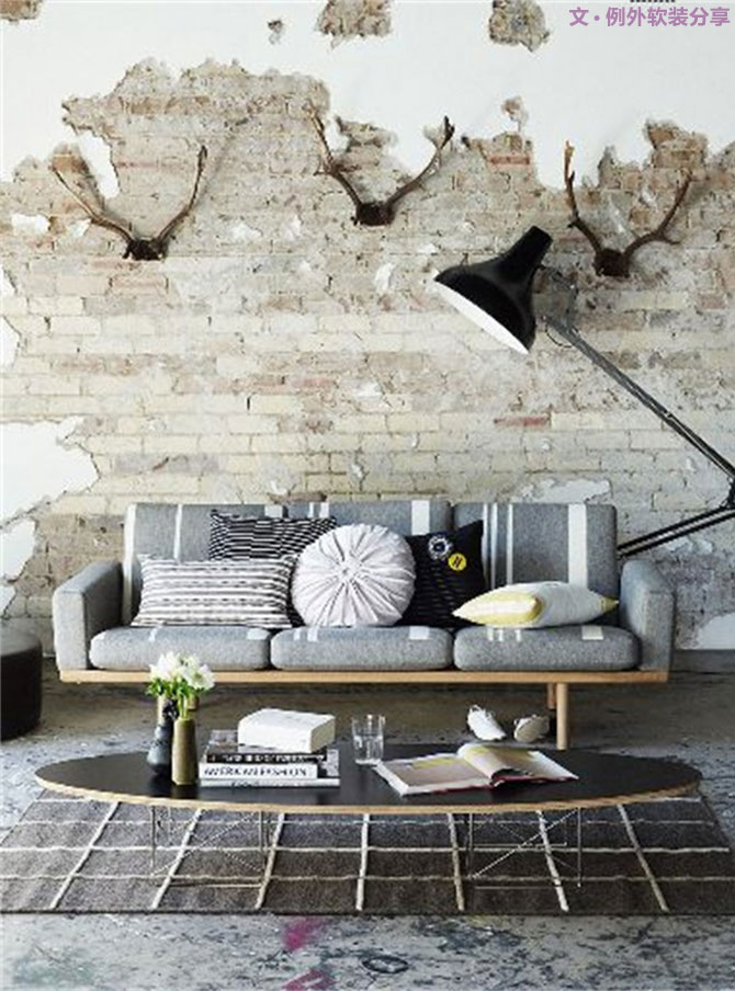 水泥墻已經(jīng)被設(shè)計(jì)師玩壞了，下輩子我也要做設(shè)計(jì)師！-別墅設(shè)計(jì),軟裝設(shè)計(jì),室內(nèi)設(shè)計(jì),豪宅設(shè)計(jì),深圳例外軟裝設(shè)計(jì)公司