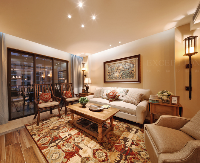 5個(gè)方法，教你如何用小塊地毯做高性價(jià)比搭配！-別墅設(shè)計(jì),軟裝設(shè)計(jì),室內(nèi)設(shè)計(jì),豪宅設(shè)計(jì),深圳例外軟裝設(shè)計(jì)公司