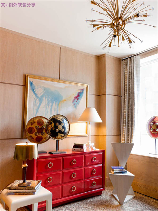 看國外室內(nèi)設(shè)計師如何玩轉(zhuǎn)中國紅！-別墅設(shè)計,軟裝設(shè)計,室內(nèi)設(shè)計,豪宅設(shè)計,深圳例外軟裝設(shè)計公司