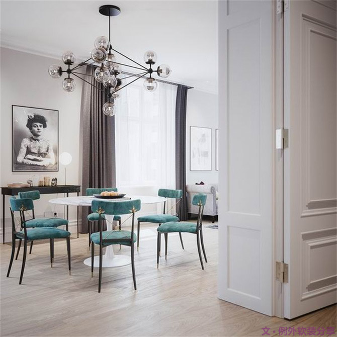 Mitar Mrkela設計師打造優(yōu)雅復古公寓-別墅設計,軟裝設計,室內(nèi)設計,豪宅設計,深圳例外軟裝設計公司