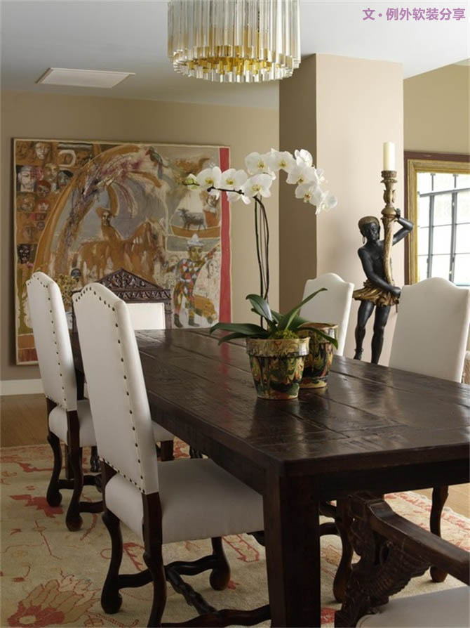 這些餐桌設(shè)計(jì)得太美了，絕對(duì)值得一看！-別墅設(shè)計(jì),軟裝設(shè)計(jì),室內(nèi)設(shè)計(jì),豪宅設(shè)計(jì),深圳例外軟裝設(shè)計(jì)公司