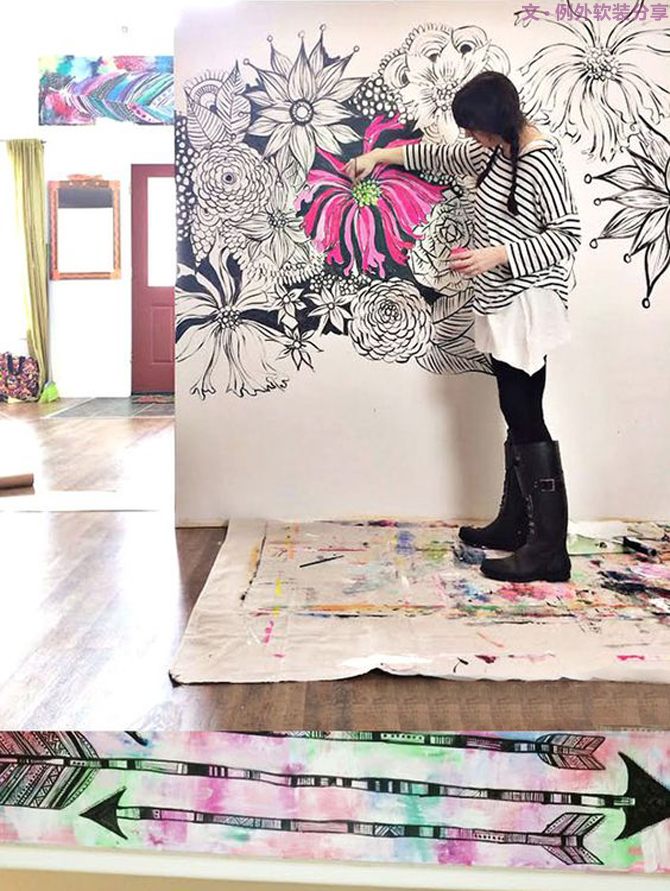 你家墻面還在留白？現(xiàn)在都流行這么玩，美爆了！-別墅設(shè)計,軟裝設(shè)計,室內(nèi)設(shè)計,豪宅設(shè)計,深圳例外軟裝設(shè)計公司