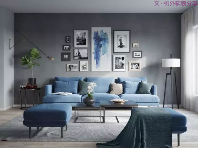 絕色搭配！這才是高級灰應有的姿態(tài)！-別墅設計,軟裝設計,室內(nèi)設計,豪宅設計,深圳例外軟裝設計公司