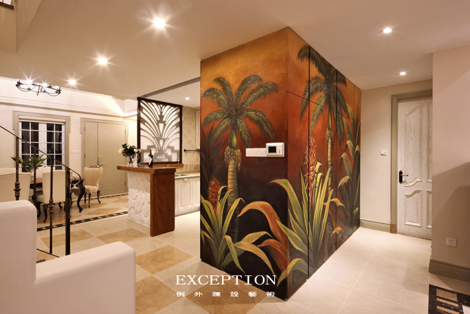 春暖花開，給家也增添一抹色彩-別墅設(shè)計(jì),軟裝設(shè)計(jì),室內(nèi)設(shè)計(jì),豪宅設(shè)計(jì),深圳例外軟裝設(shè)計(jì)公司