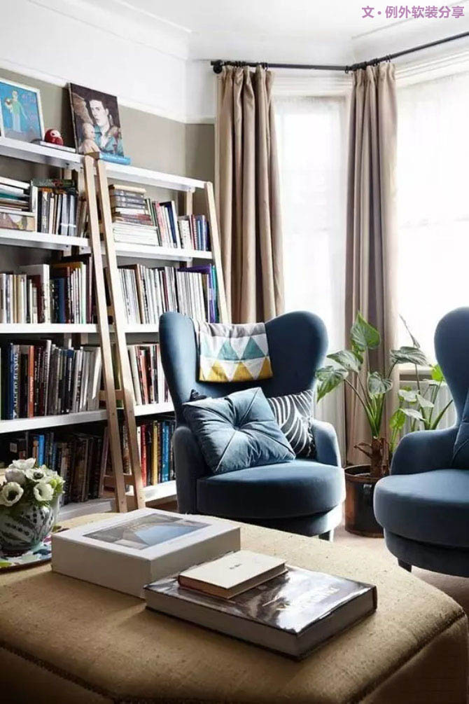 有種書房設(shè)計(jì)，叫做不用一絲不茍！-別墅設(shè)計(jì),軟裝設(shè)計(jì),室內(nèi)設(shè)計(jì),豪宅設(shè)計(jì),深圳例外軟裝設(shè)計(jì)公司