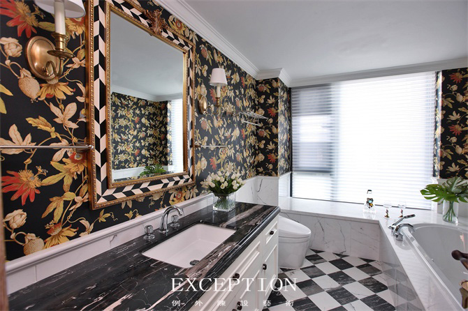 不是所有的花朵元素，都會(huì)搭出田園小碎花-別墅設(shè)計(jì),軟裝設(shè)計(jì),室內(nèi)設(shè)計(jì),豪宅設(shè)計(jì),深圳例外軟裝設(shè)計(jì)公司