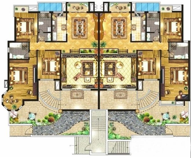 深圳新世界名鐫別墅設計新動態(tài)-別墅設計,軟裝設計,室內設計,豪宅設計,深圳例外軟裝設計公司