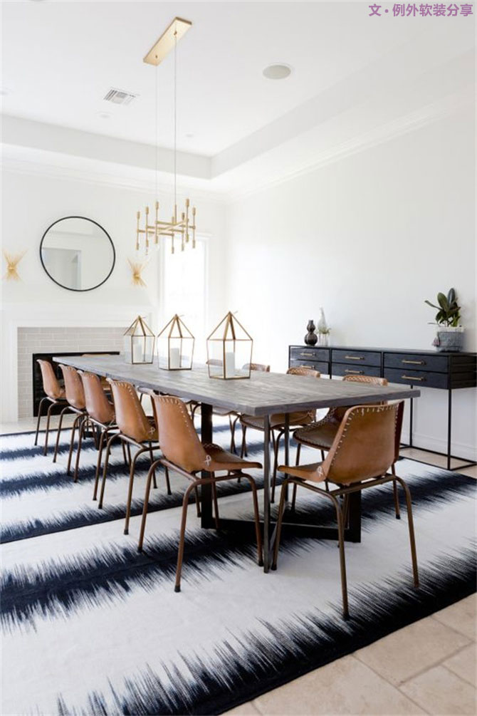 餐廳設計成這樣，天天呆這里也不會膩！-別墅設計,軟裝設計,室內(nèi)設計,豪宅設計,深圳例外軟裝設計公司