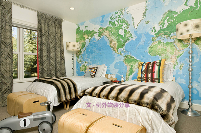 把臥室設計成這樣，沒有一個男孩能拒絕-別墅設計_軟裝設計_室內(nèi)設計_豪宅設計-深圳例外軟裝設計公司