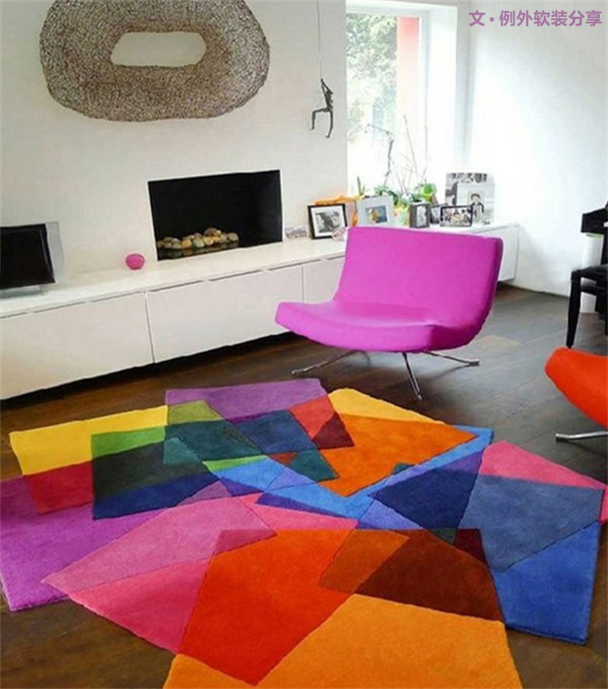 5個(gè)方法，教你如何用小塊地毯做高性價(jià)比搭配！-別墅設(shè)計(jì),軟裝設(shè)計(jì),室內(nèi)設(shè)計(jì),豪宅設(shè)計(jì),深圳例外軟裝設(shè)計(jì)公司
