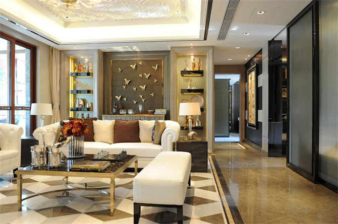 蘭江山第花園豪宅室內(nèi)軟裝設(shè)計動態(tài)-別墅設(shè)計,軟裝設(shè)計,室內(nèi)設(shè)計,豪宅設(shè)計,深圳例外軟裝設(shè)計公司