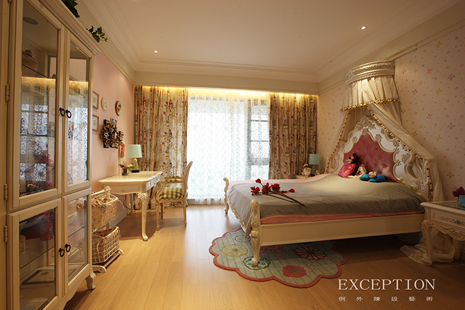 學(xué)會這幾招，輕松打造甜美公主房！-別墅設(shè)計(jì),軟裝設(shè)計(jì),室內(nèi)設(shè)計(jì),豪宅設(shè)計(jì),深圳例外軟裝設(shè)計(jì)公司