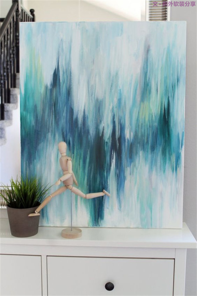 一幅畫讓家驚艷，軟裝設(shè)計師搭配有妙法！-別墅設(shè)計,軟裝設(shè)計,室內(nèi)設(shè)計,豪宅設(shè)計,深圳例外軟裝設(shè)計公司