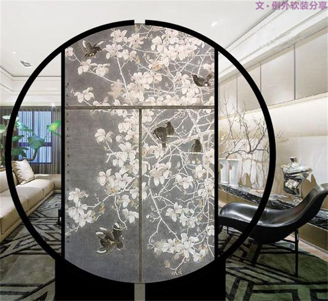 屏風(fēng)穿越千年的古韻馨香之軟裝設(shè)計搭配-別墅設(shè)計,軟裝設(shè)計,室內(nèi)設(shè)計,豪宅設(shè)計,深圳例外軟裝設(shè)計公司