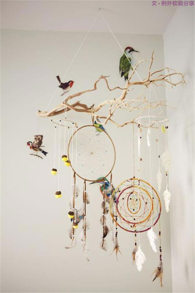 從沒見過這樣的捕夢網(wǎng)，掛起來的安眠藝術(shù)！-別墅設(shè)計,軟裝設(shè)計,室內(nèi)設(shè)計,豪宅設(shè)計,深圳例外軟裝設(shè)計公司