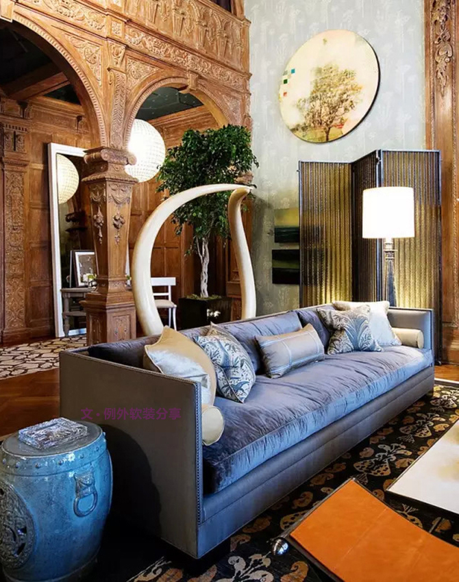 妙用隔斷，六種室內(nèi)設(shè)計(jì)方式讓家多一點(diǎn)驚喜-別墅設(shè)計(jì)_軟裝設(shè)計(jì)_室內(nèi)設(shè)計(jì)_豪宅設(shè)計(jì)-深圳例外軟裝設(shè)計(jì)公司