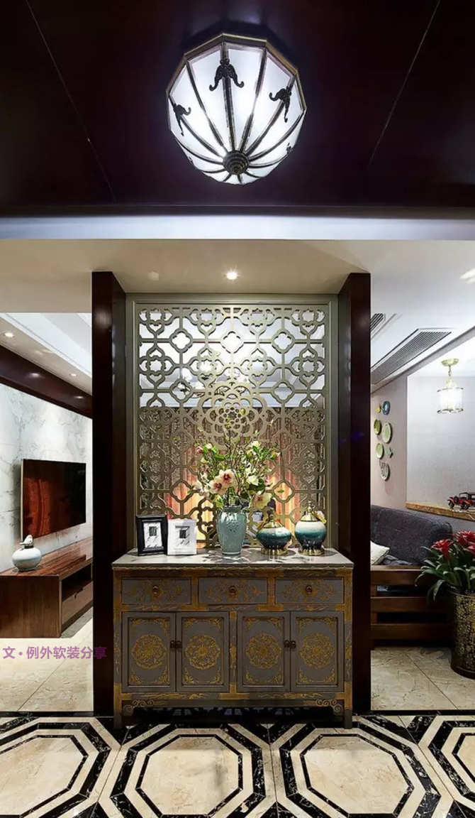 妙用隔斷，六種室內(nèi)設(shè)計(jì)方式讓家多一點(diǎn)驚喜-別墅設(shè)計(jì)_軟裝設(shè)計(jì)_室內(nèi)設(shè)計(jì)_豪宅設(shè)計(jì)-深圳例外軟裝設(shè)計(jì)公司