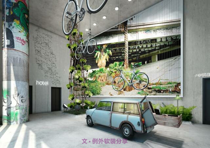 室內(nèi)設(shè)計師一任性，豪車也成裝飾品