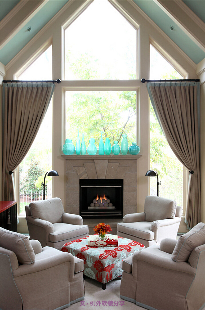 俄亥俄州軟裝設(shè)計清新海洋之家-別墅設(shè)計_軟裝設(shè)計_室內(nèi)設(shè)計_豪宅設(shè)計-深圳例外軟裝設(shè)計公司