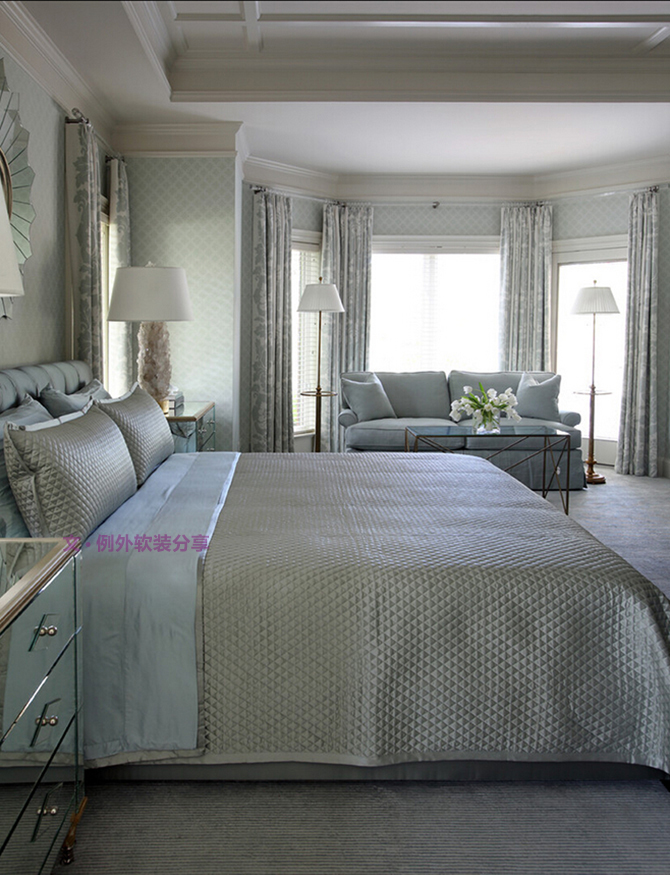 俄亥俄州軟裝設(shè)計清新海洋之家-別墅設(shè)計_軟裝設(shè)計_室內(nèi)設(shè)計_豪宅設(shè)計-深圳例外軟裝設(shè)計公司