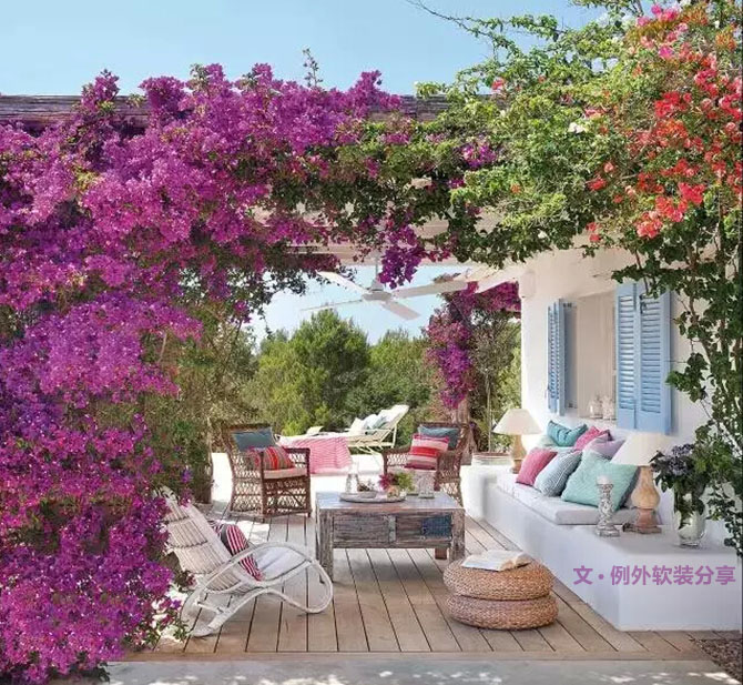 這樣的庭院美得像幅畫！-別墅設(shè)計(jì),軟裝設(shè)計(jì),室內(nèi)設(shè)計(jì),豪宅設(shè)計(jì),深圳例外軟裝設(shè)計(jì)公司