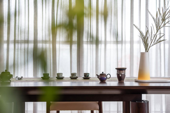 深圳壹方中心私宅別墅軟裝設(shè)計：靜雅新中式，風韻自清逸