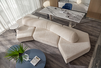 深圳336㎡大平層，住進海鹽奶油布丁般的家